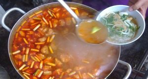 Vietnamese Street Food in Con Market Vietnamese Street Food in Con Market